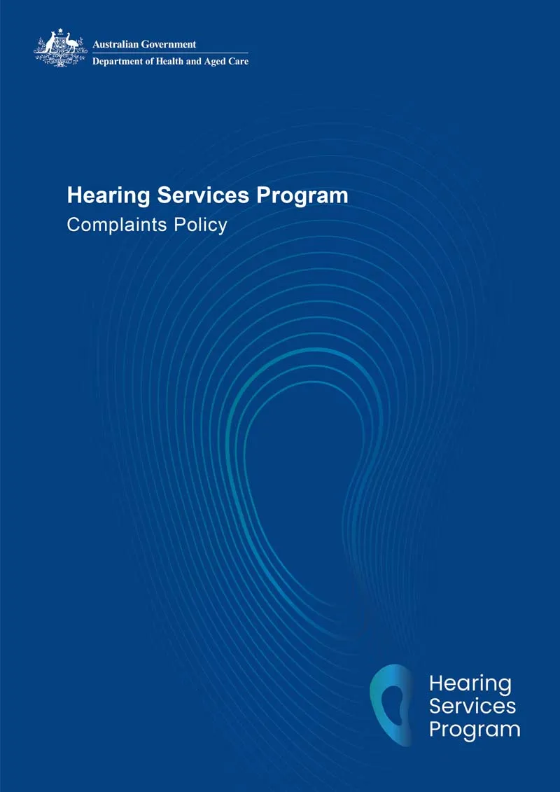 Hearing Services Program complaints policy