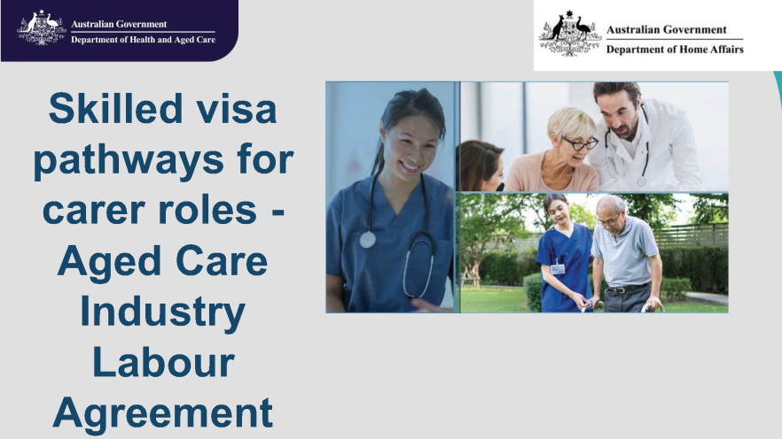 Aged care Industry Labour Agreement – Webinar slides