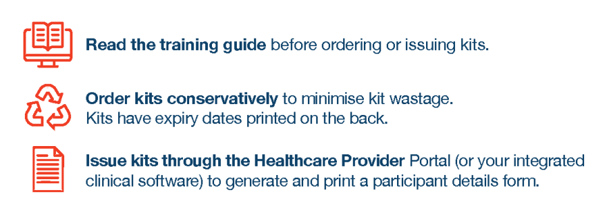 Alternative access to bowel screening kits guide