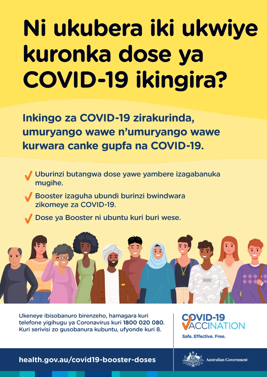 Ni kuki ngomba kuronka urukingo rwa COVID-19 rwa booster?
