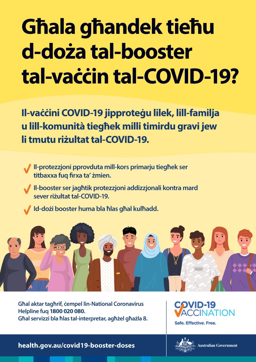 Għala għandi nieħu d-doża booster tal-vaċċin COVID-19?