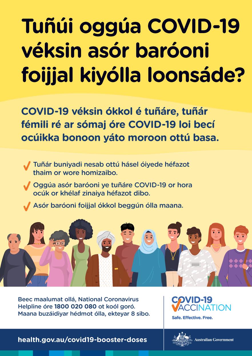Kiyólla añáttu COVID-19 véksin asór-baróoni foijjal maraforer?