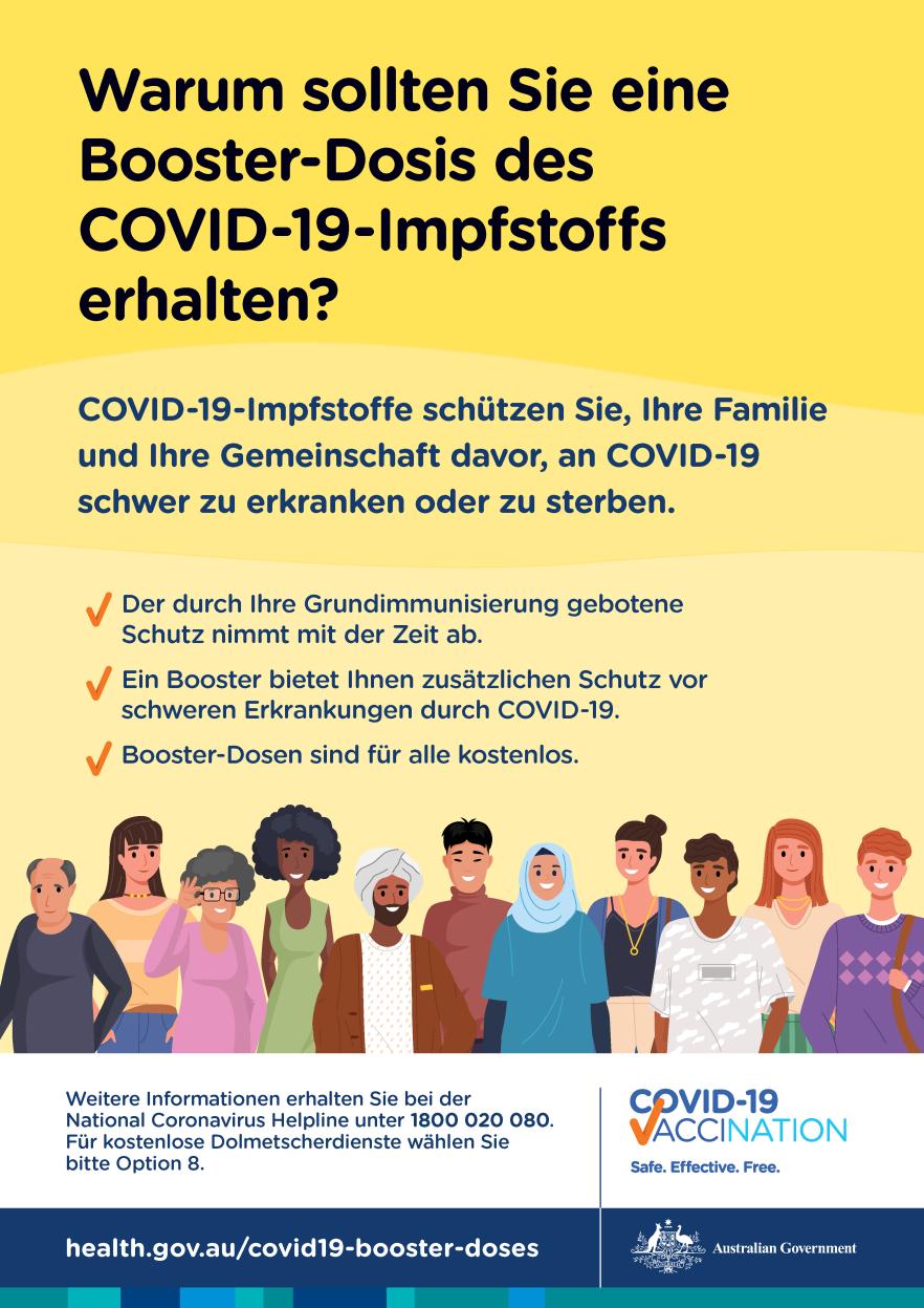 Warum sollte ich eine Booster-Impfung gegen COVID-19 bekommen?