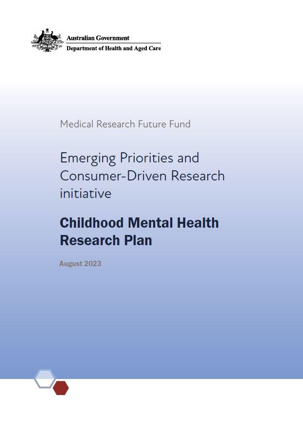 MRFF Childhood Mental Health Research Plan
