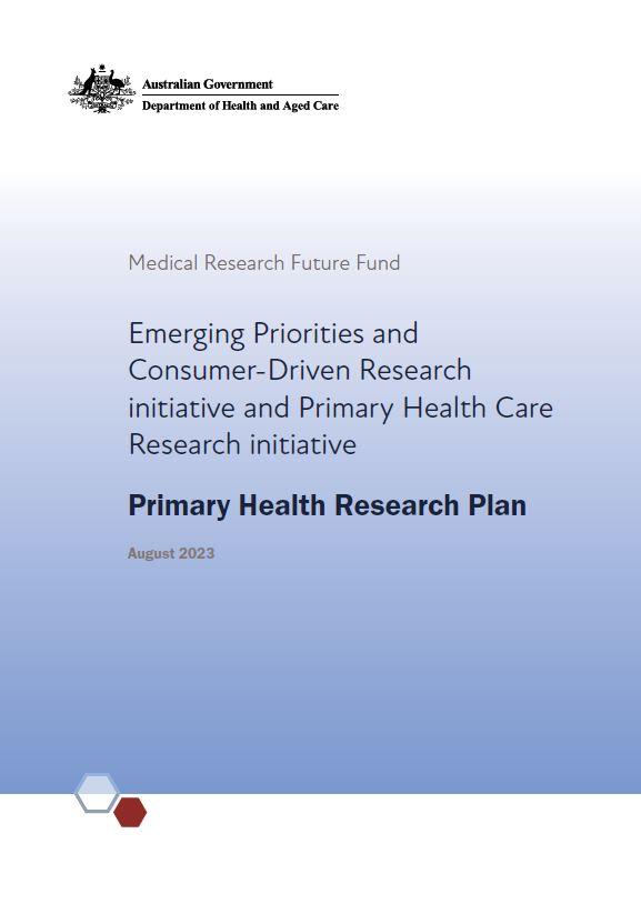 MRFF Primary Health Research Plan
