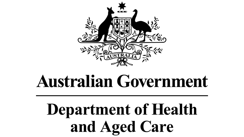 Department of Health and Aged Care logo