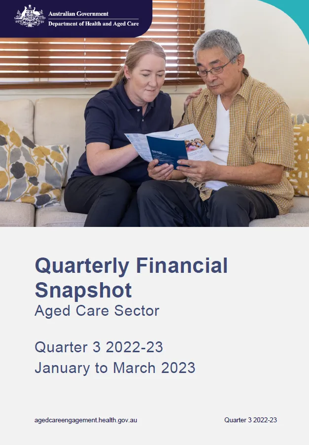 Quarterly financial snapshot of the aged care sector – Quarter 3 2022-23 – January to March 2023