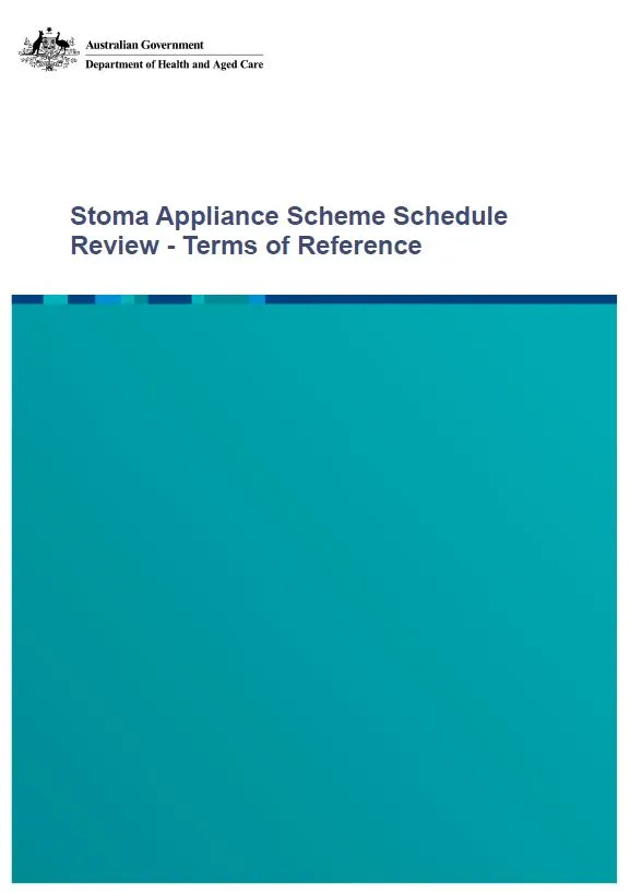 Stoma Appliance Scheme Schedule Review Terms of Reference