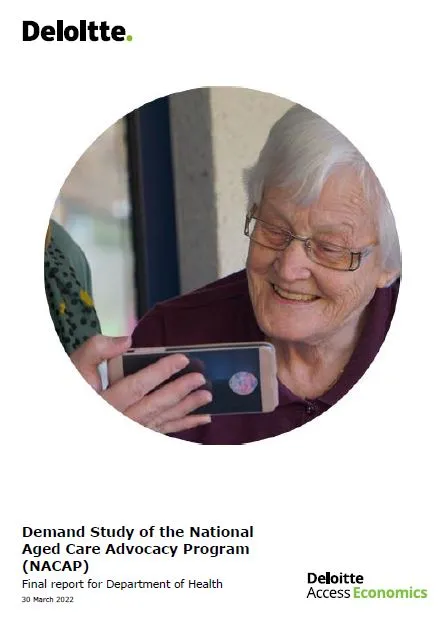 Demand study of the National Aged Care Advocacy Program (NACAP)