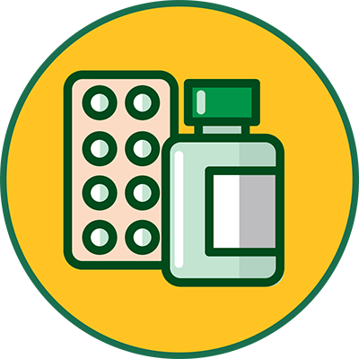 Pill bottle icon