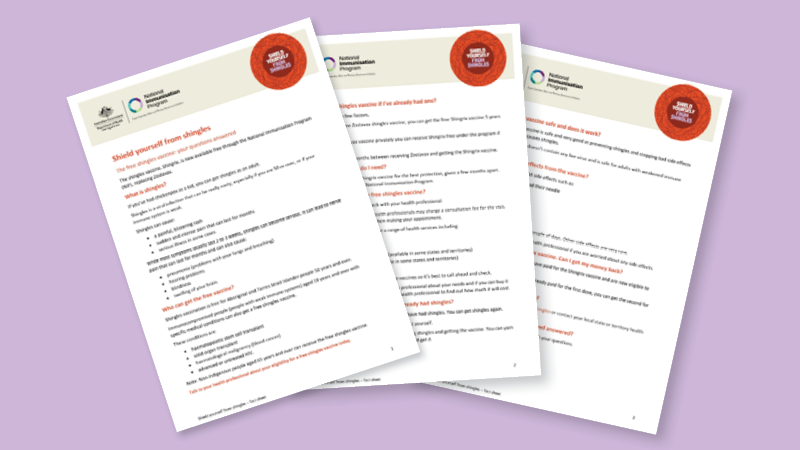 spread of factsheets
