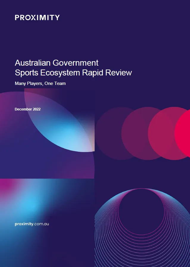 Australian Government Sports Ecosystem Rapid Review
