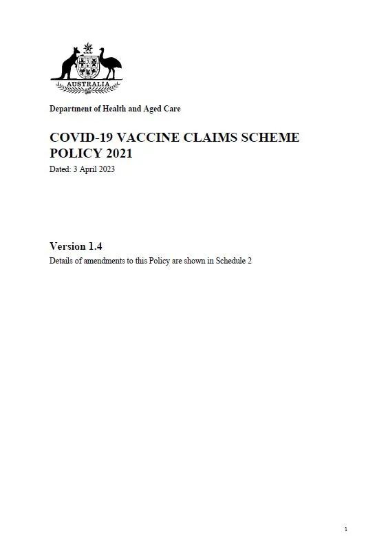 COVID-19 Vaccine Claims Scheme resources