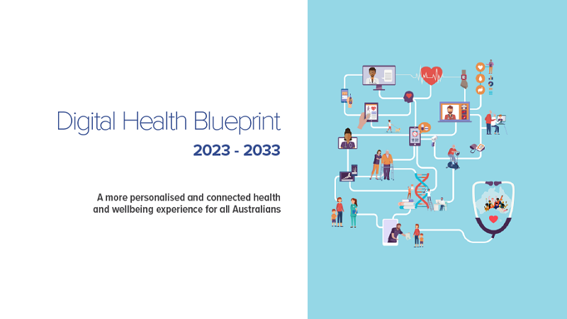 Digital health blue print report cover image