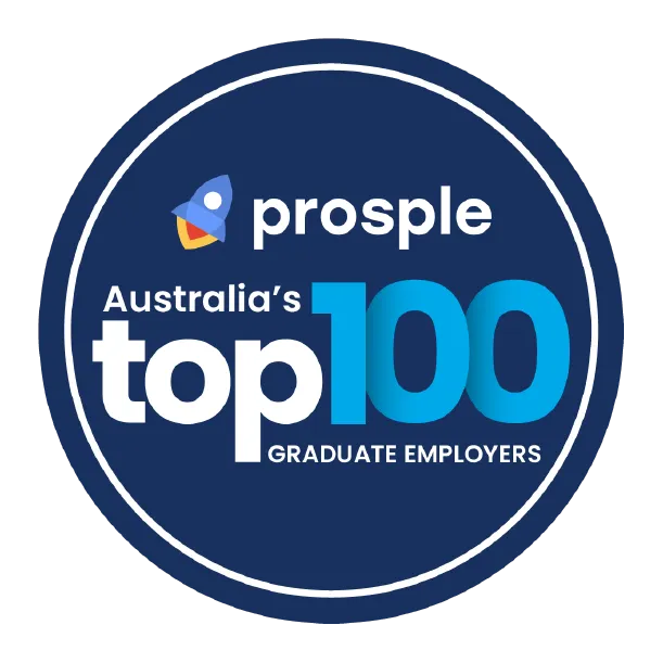 Prosple Australia's top 100 graduate employers badge