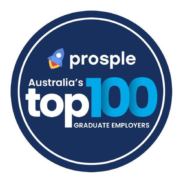 Prosple Australia's top 100 graduate employers badge