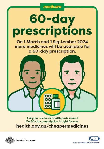 60-day prescriptions poster cover image