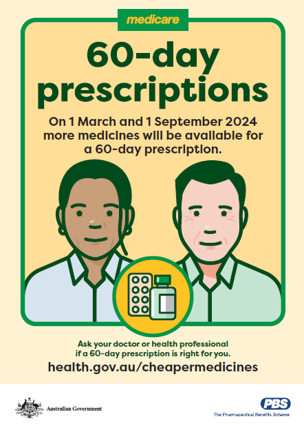 60-day prescriptions poster cover image