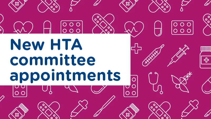 New HTA committee appointments