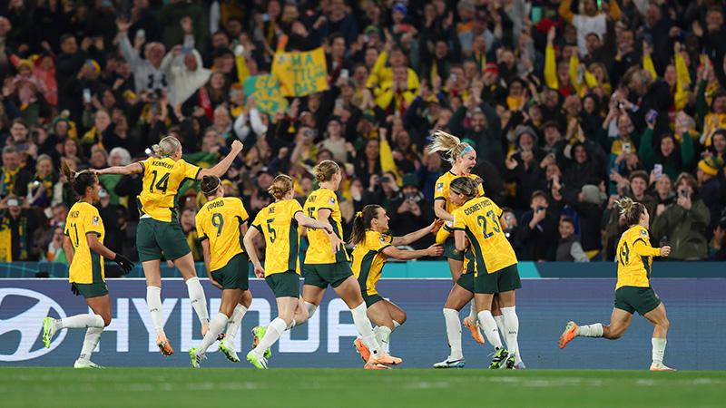 The Matildas at the FIFA Women’s World Cup 2023, photo by Matt King – Getty Images