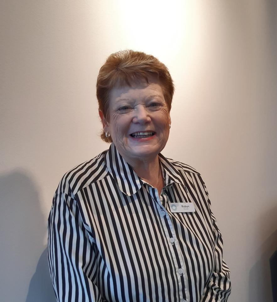 Head shot of aged care volunteer Robyn