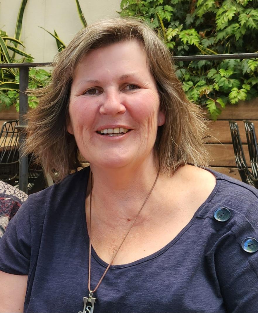 Head shot of aged care volunteer Sue