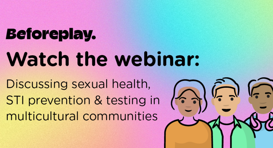 Screen capture of Sexual health webinar
