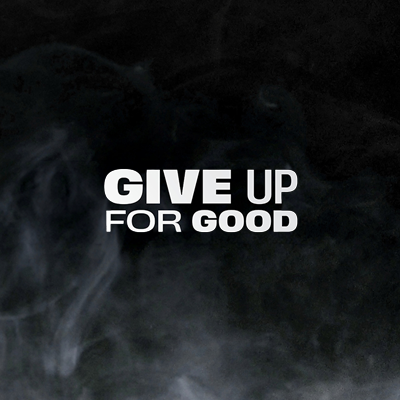 Give up for good campaign logo