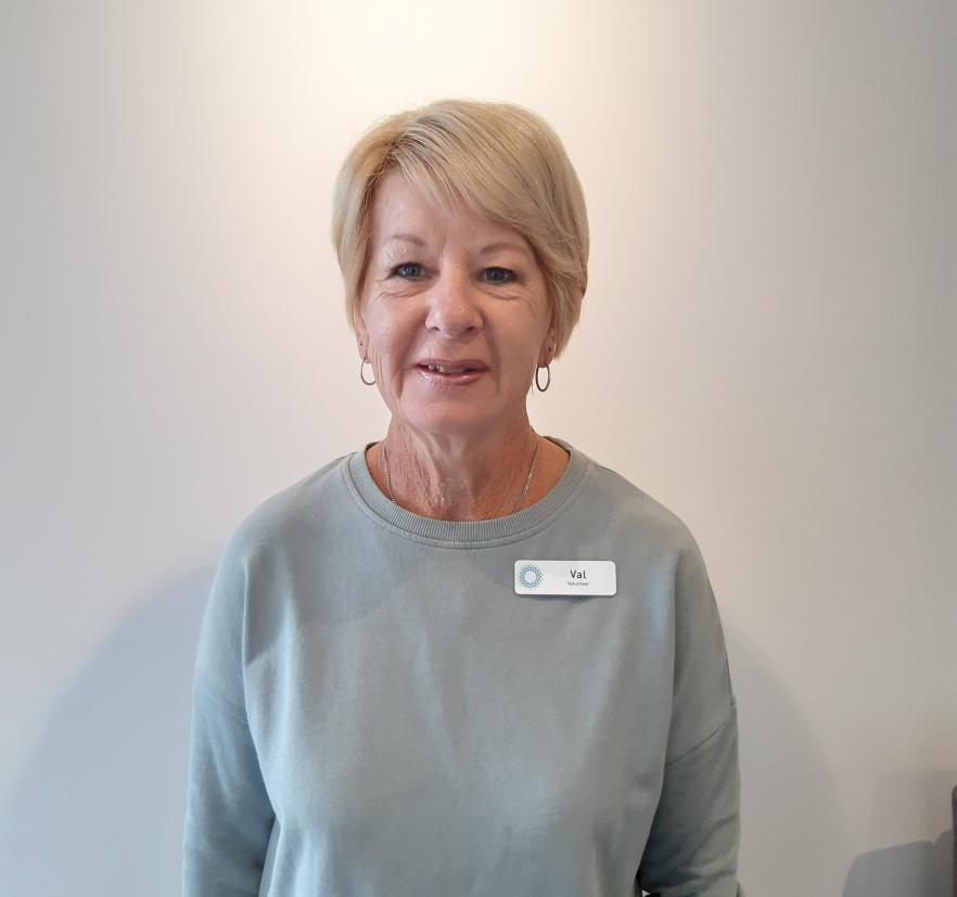 Head shot of aged care volunteer Val