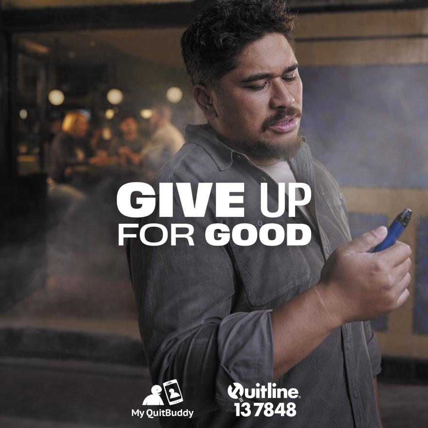 Man looking at a vape