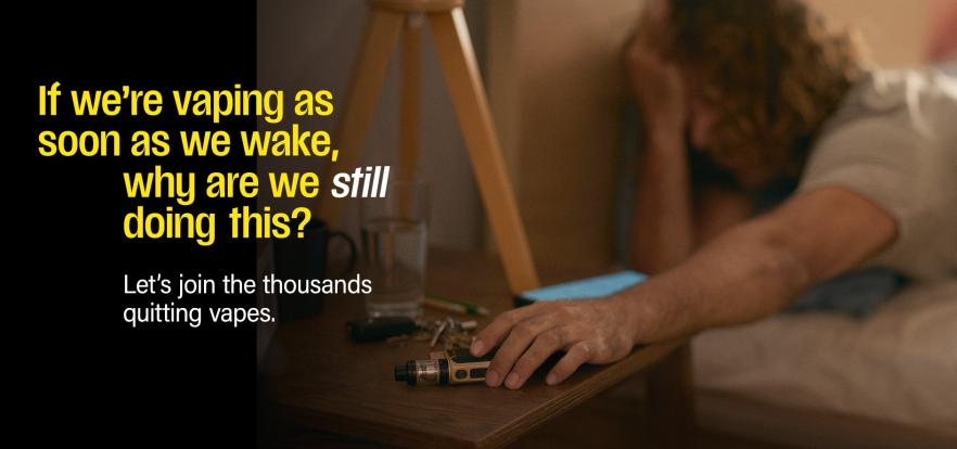 If we're vaping as soon as we wake, why are we still doing this?