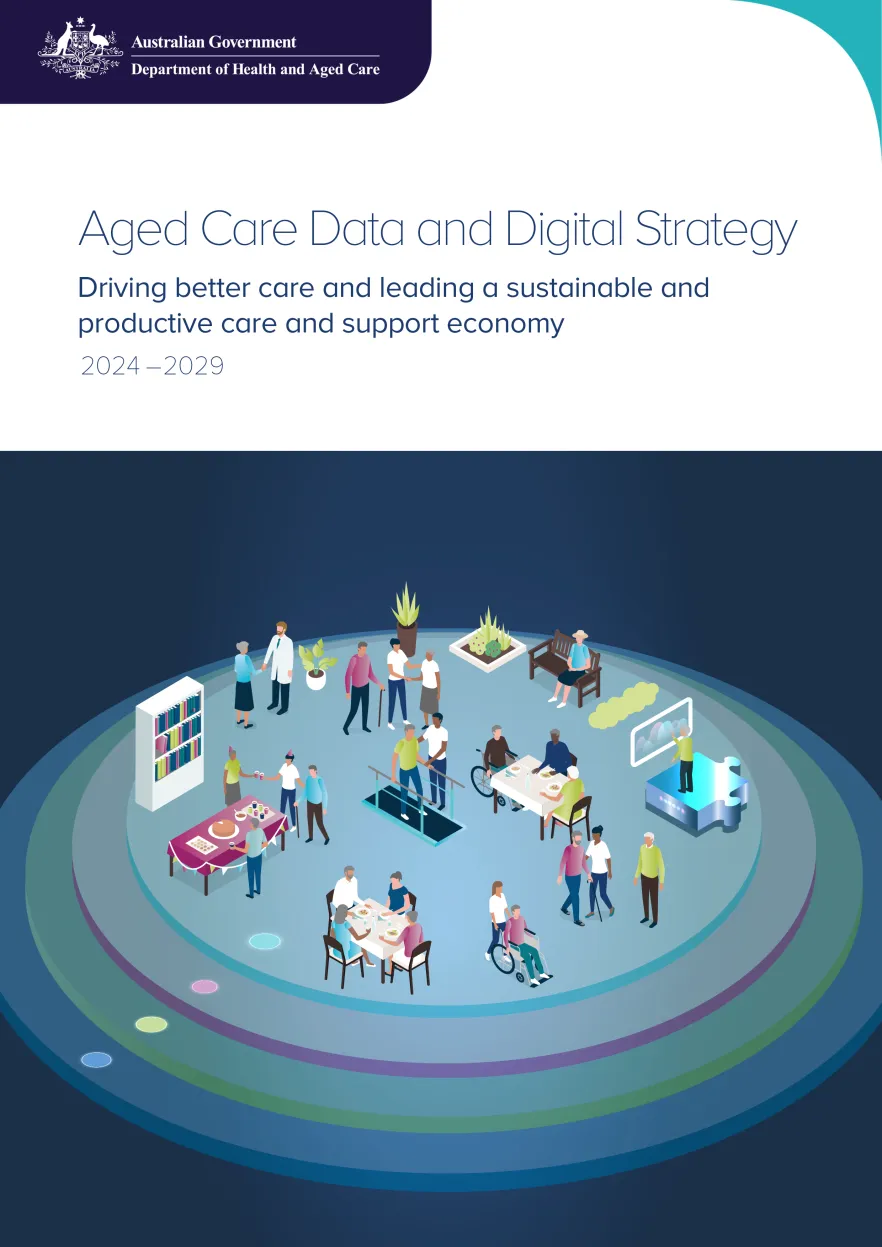 aged care data and digital strategy cover image
