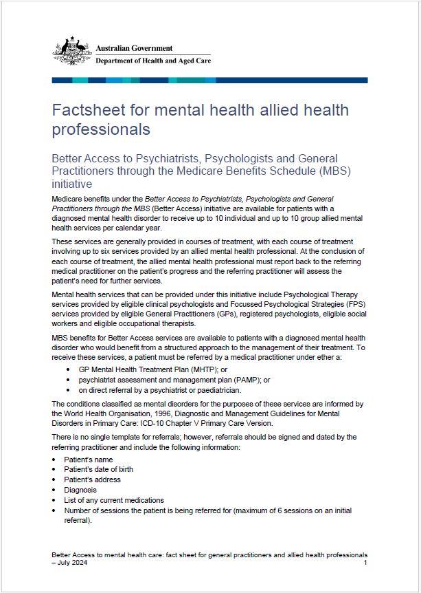allied health professionals - cover image 