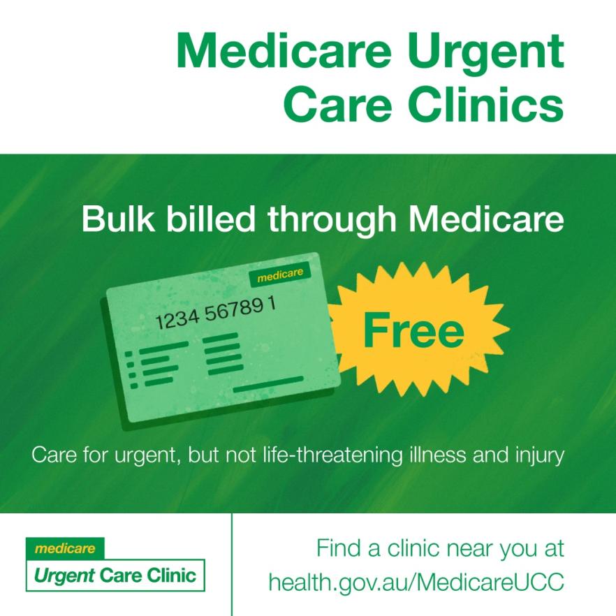 Bulk billed through Medicare social media tile thumbnail