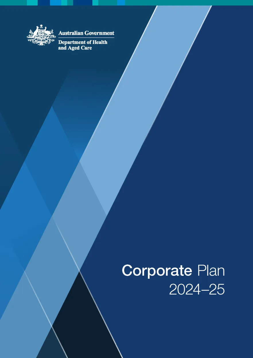 Cover image of the Corporate plan 2024-25