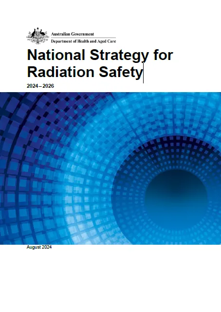 Cover page for the National Strategy for Radiation Safety