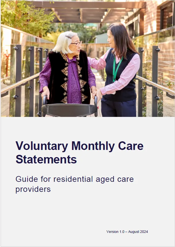 Monthly Care Statements guide