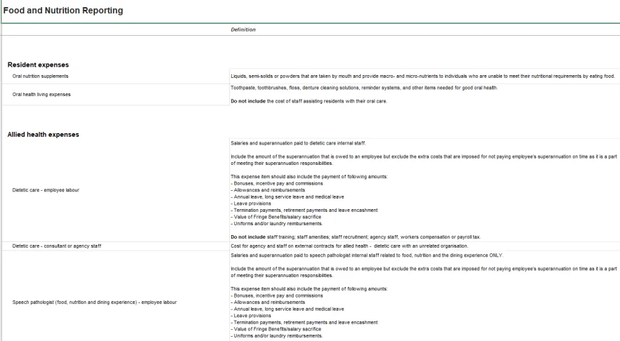 Quarterly Financial Report data definitions – Q2