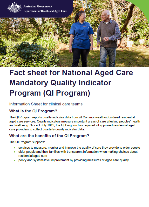 Cover page for the Clinical care team