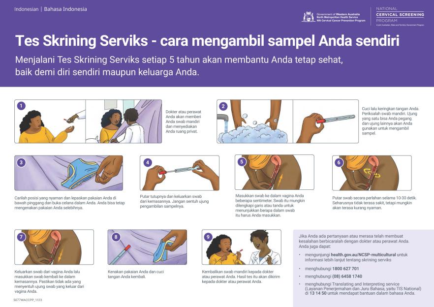 Image of the fact sheet How to collect you own sample in Indonesian