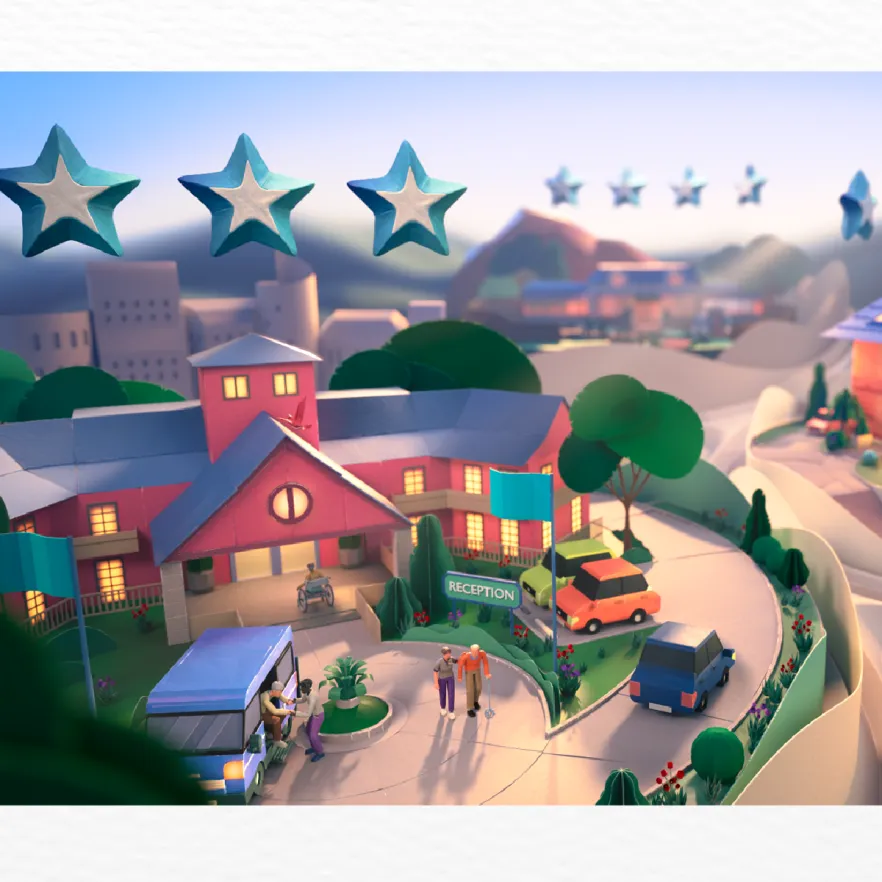 star ratings social media images