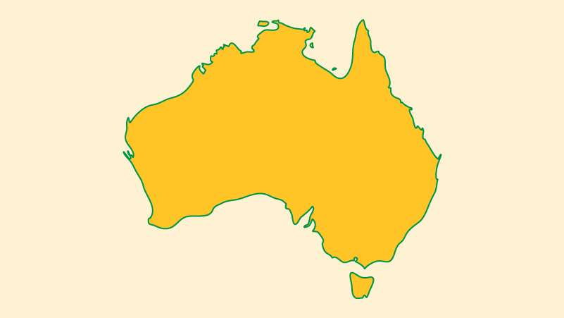 Map of Australia