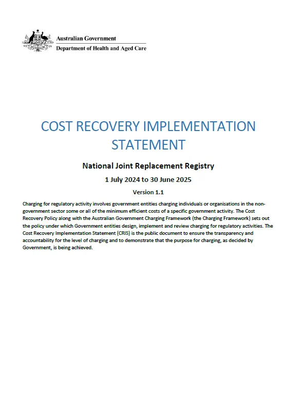 NJRR Cost recovery implementation statement 2024-25