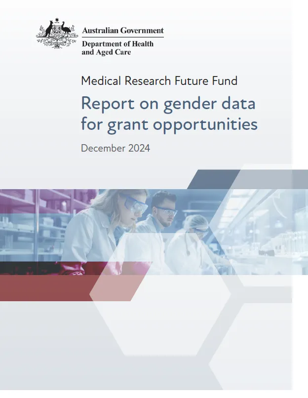 Medical Research Future Fund Report on gender data for grant opportunities – December 2024