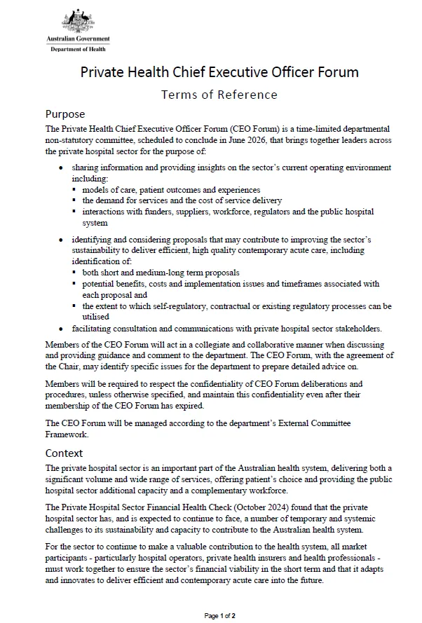 Cover image_CEO Forum – Terms of Reference