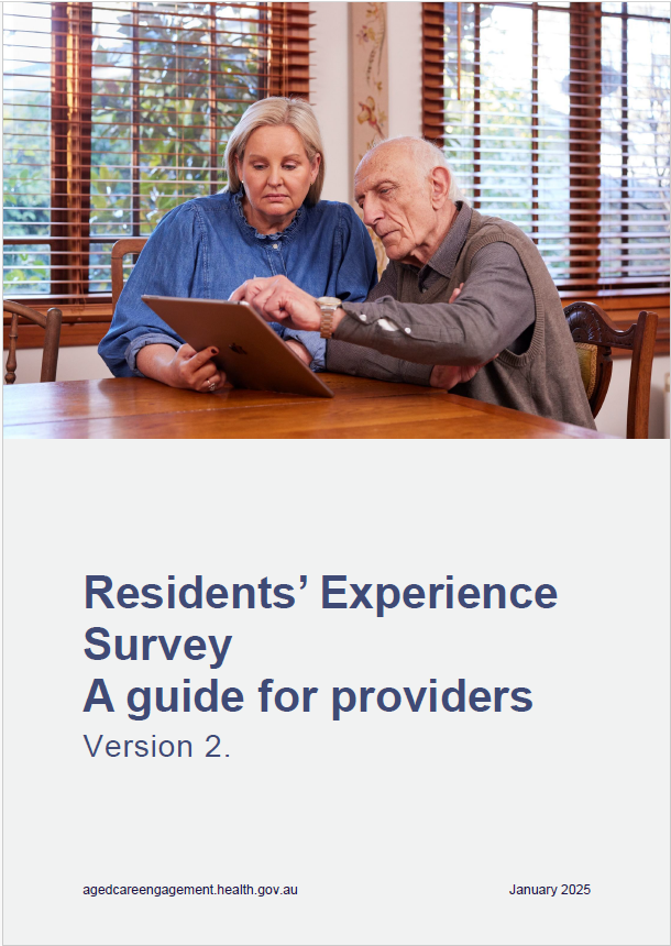 Residents experience survey-a guide for providers