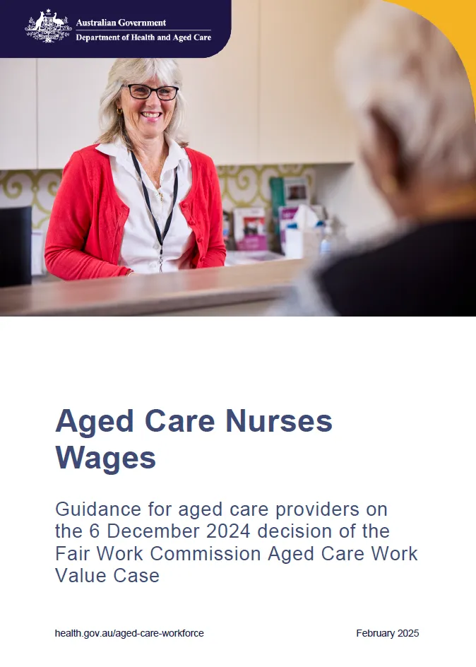 Aged Care Nurses Wages - Guidance Document