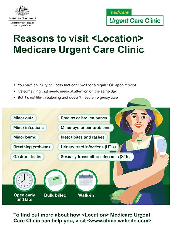 Medicare UCC Reasons to visit