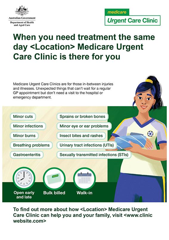 Medicare UCC, When you need same day treatment