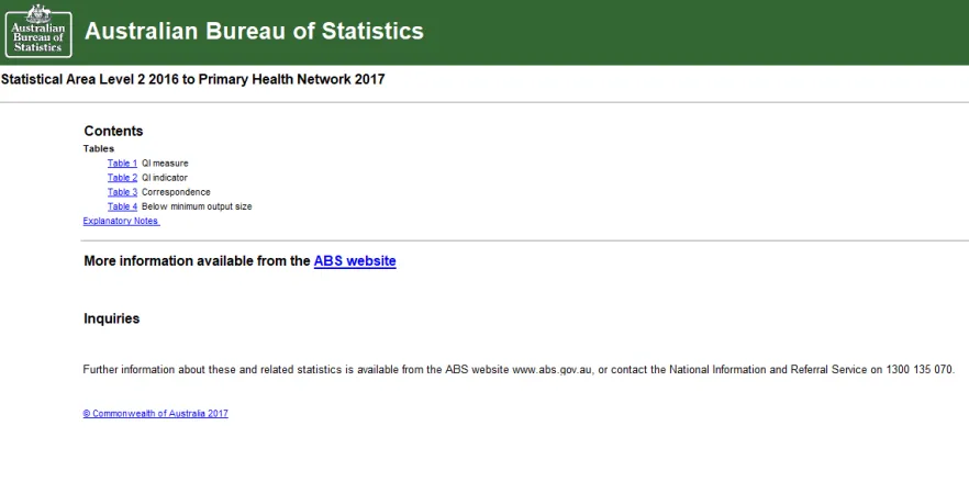 Cover page_PHN-Statistical Area Level 2 (2016)